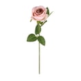 thumbnail image 1 of Under $5 Artificial Roses Flowers, 1 Pcak Fake Silk Roses Bouquets for Valentines Day, Wedding Decor, Bridal Bouque, Home Party, Pink, 1 of 5