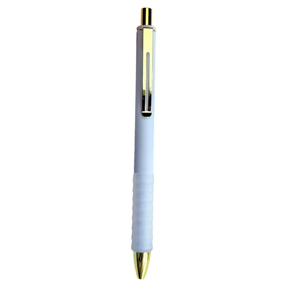 Under $5 Ballpoint Pens Medium Point 1Mm Black Ink Work Pen with Soft Grip Retractable Pens for Office, Light Blue