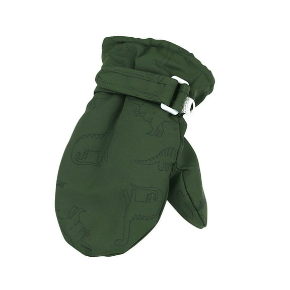 Under $5 Boys Winter Gloves New Winter Gloves With Thickened Wool And Children's Printed Water Proofing Skiing Gloves