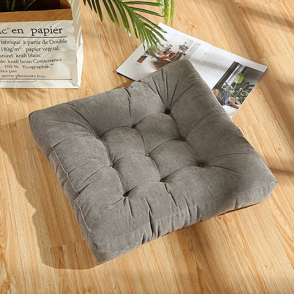 Under $5 Chair Cushions Back to School Savings! Hwkond Indoor Outdoor Garden Patio Home Kitchen Office Chair Seat Cushion Pads(Gray,55cm/1PC)