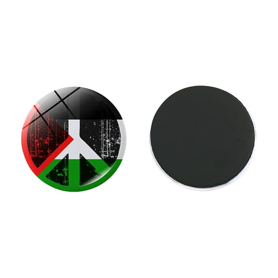 Under 5 Clearance Gnobogi Palestine Flag Refrigerator Sticking Crystal Glass Palestine Soft Magnetic Whiteboard Sticker Small Product 25mm on Sale