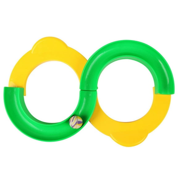 Under 5 Clearance Gnobogi Turn Swirl Ball Ramp Activity Playset-88 Track Turn Ball on Sale