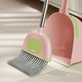 thumbnail image 1 of Under$5! Danhjin Brooms Lightweight with Dustpan Indoor for Sweeping Hard Floors & Carpets, Soft for Pet Hair, Household Brooms with Long Handle for Kitchen, Garage, Porch Non-Scratch & Easy Storage, 1 of 6