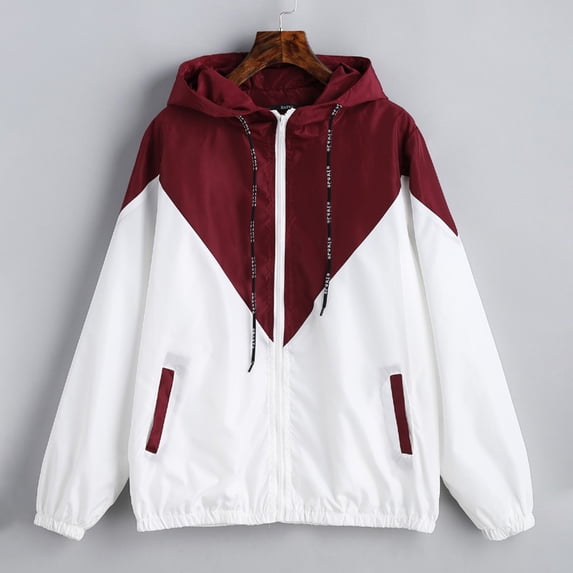 Under5 EGNMCR Women's Sun Protection Hoodie Jacket Lightweight Long Sleeve Sun Shirt for Women with Pocket Hiking Outdoor Fall Winter
