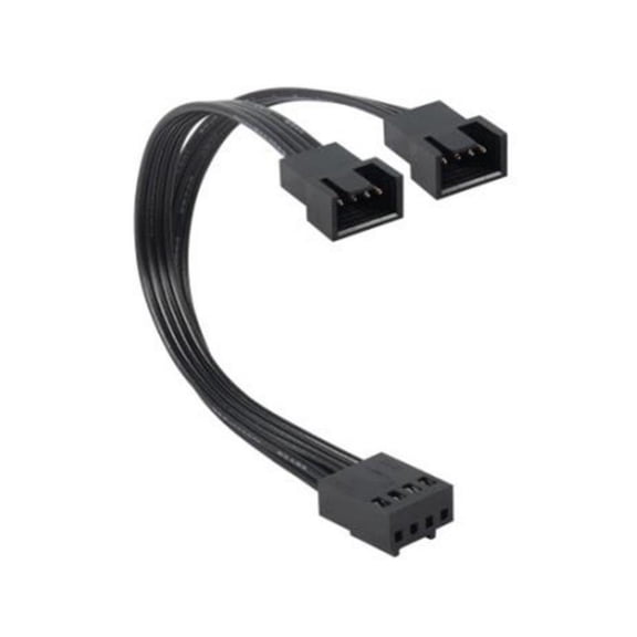 Under $5 Fan Splitter Cable 1 to 2 Male to Female 4Pin Computer Fan Power Extension Cable Converters for Matherboard CPU