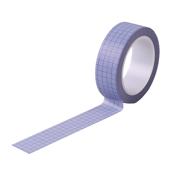 Under $5 Grid Washi Tape, Grid Washi Tape, Decorative Paper Stickers for Scrapbooking & Crafts, Diy Grid Tape, Multi-Color, by Goohae
