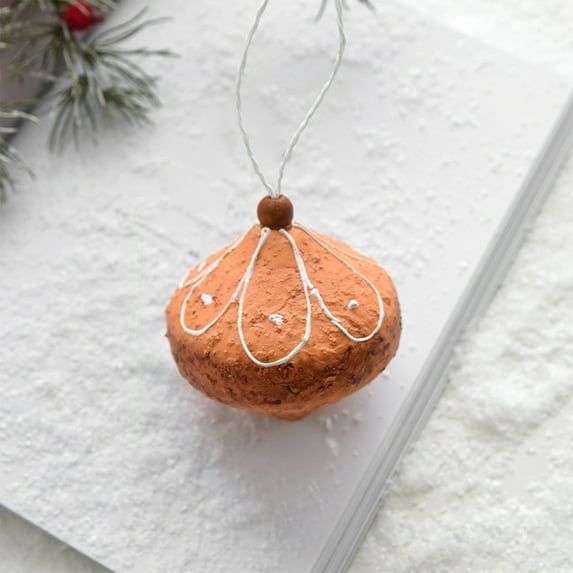 Under $5 InsCrazy Christmas Gingersnap Shaped Hanging Ornaments, Christmas Cute Pendant Indoor Hanging Decor for Christmas Tree Decorations