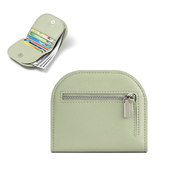 Under 5 Vggrvlo Wallet for Men Slim Black+Friday RFID Blocking Leather 2 ID Window Dark Mother's Day Gifts Green