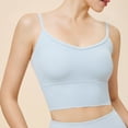 thumbnail image 1 of Under $5 Wirefree Bra Xunlbb Plus Size Woman's Printing Gathered Together Large Size Daily Bra Underwear No Rims(Blue,L), 1 of 3
