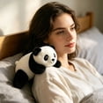 thumbnail image 1 of Under 9! Magnetic Shoulder Plush, Cute Stuffed Animal Doll with Hidden Magnet for Kidults, Hands Free Hugs Travelt Companion Gift (Panda), 1 of 7