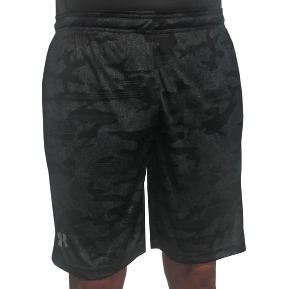 Under Amour Men's Heat Gear Shadow Graphic Workout Gym Shorts, 2XL Black -