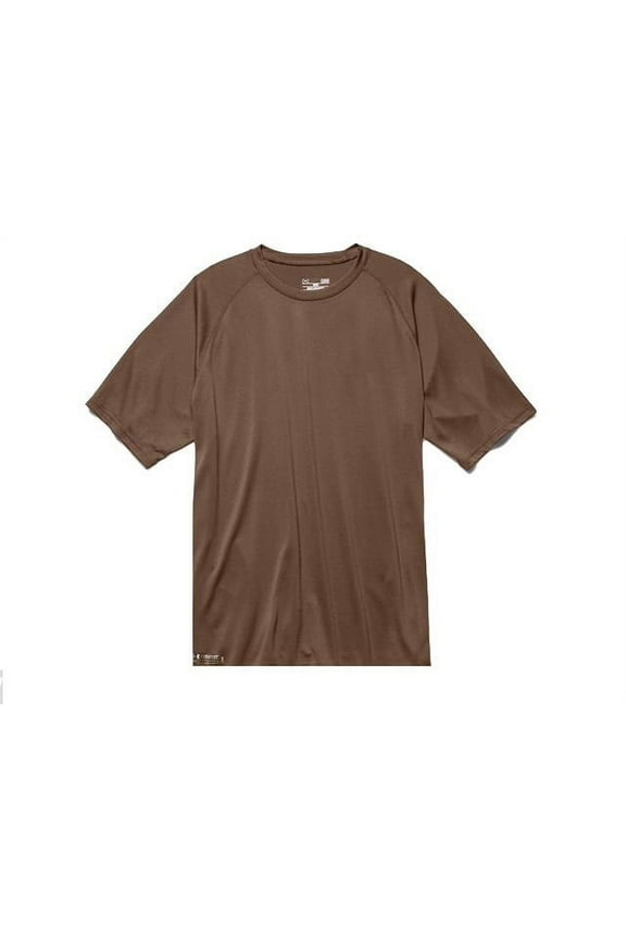 Under Armour 1005684 Men's Tan Tactical Tech Short Sleeve Shirt - Size X-Large
