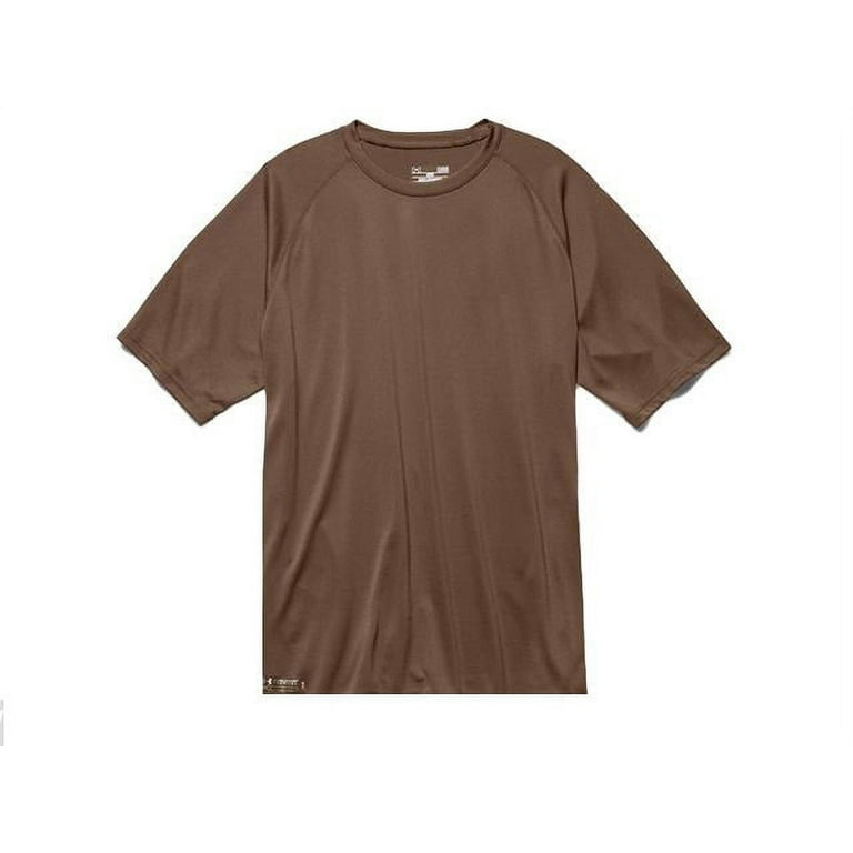 Under Armour 1005684 Men's Tan Tactical Tech Short Sleeve Shirt - Size  X-Large 