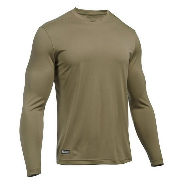 Under Armour 1248196 Men's Tan Tactical Tech Long Sleeve Shirt