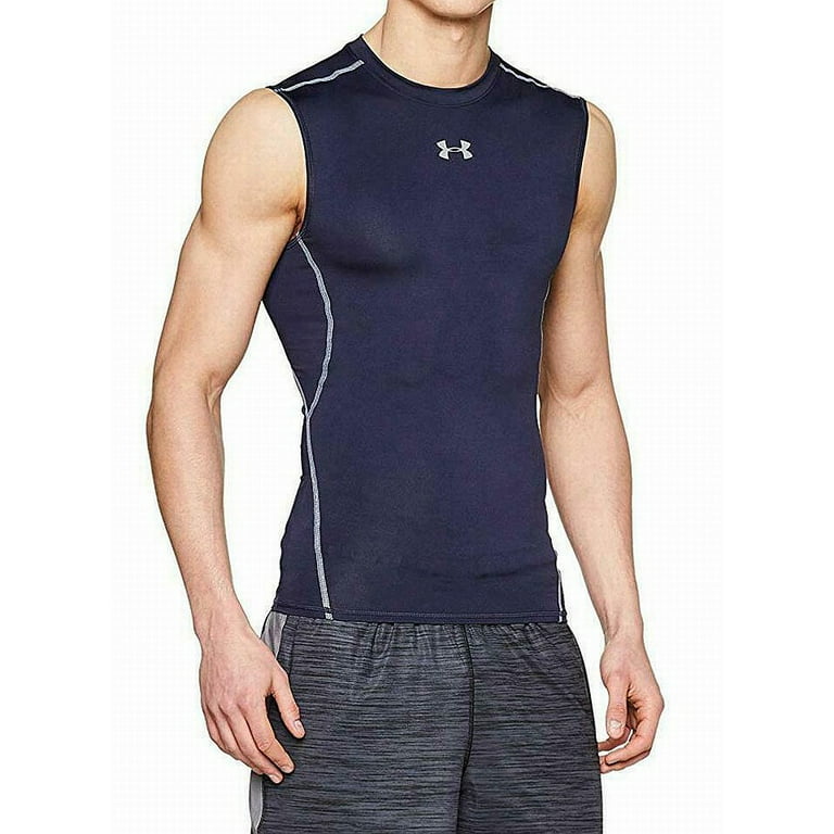 Under Armour Men's UA HeatGear Sonic Sleeveless Compression Shirt Workout  Tank