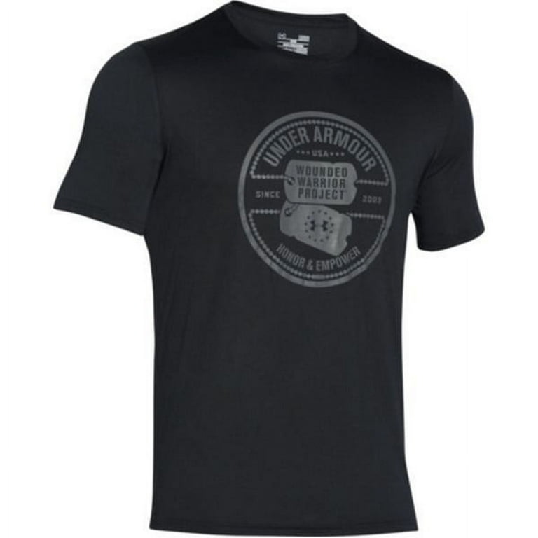 Under Armour 1271864 Men s Black WWP Dog Tag Short Sleeve T Shirt
