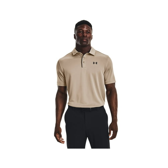 Men's Under Armour Tech Polo Color: Sahara Size: M
