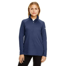 売れ筋商品|||アンダーアーマー カットソー トップス レディース Women's Twist Tech Quarter-Zip Logo Top Navy Under Armour Women's UA Tech Twist 1/2 Zip Top - Walmart.com