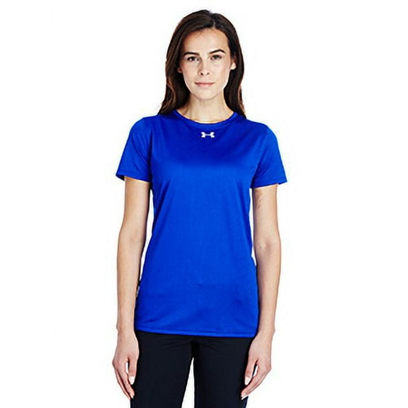 Under Armour 1305510 Ladies' Locker 2.0 T-Shirt - Royal Metallic Silver
