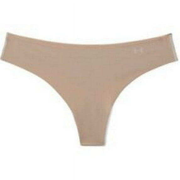 Under Armour 1325615249XS Purestretch Womens Size XS Beige Thongs (3 Pack)