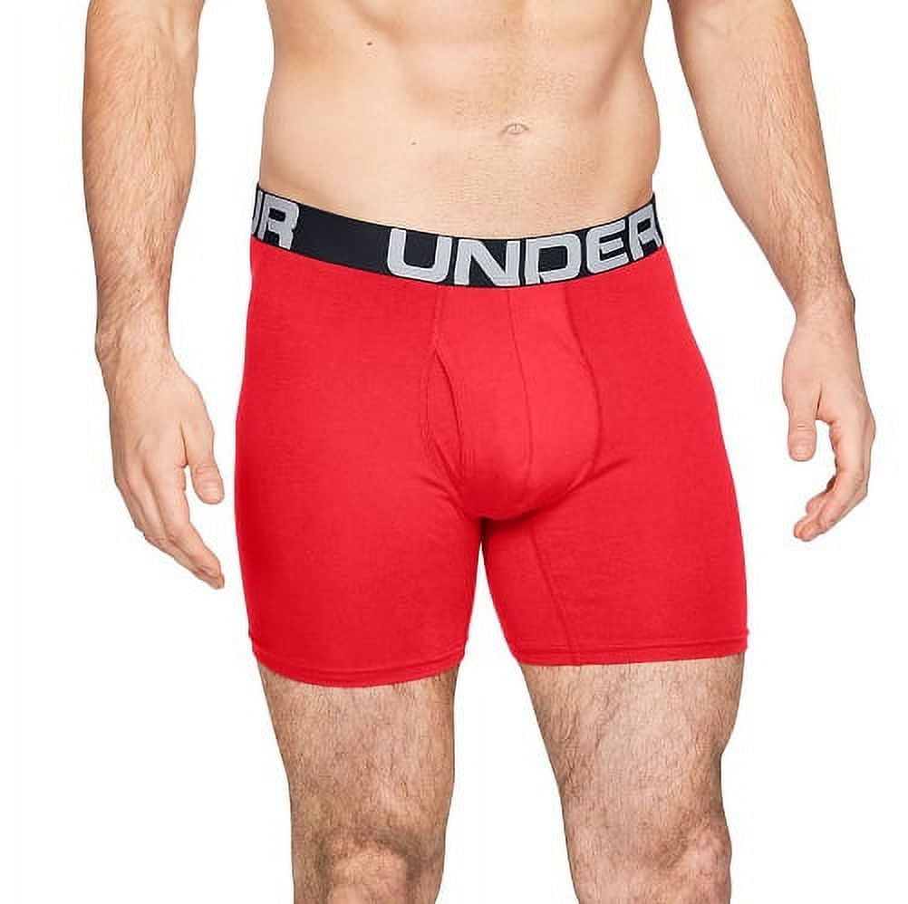 Athletic Naked Boxer Red Gray Lines – Mesbobettes