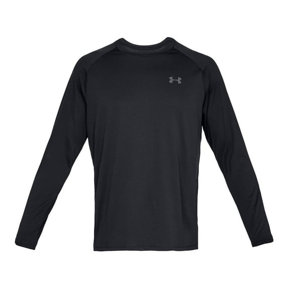 Under Armour 1328496001XS Mens XS Black/Graphite Long-Sleeve Shirt