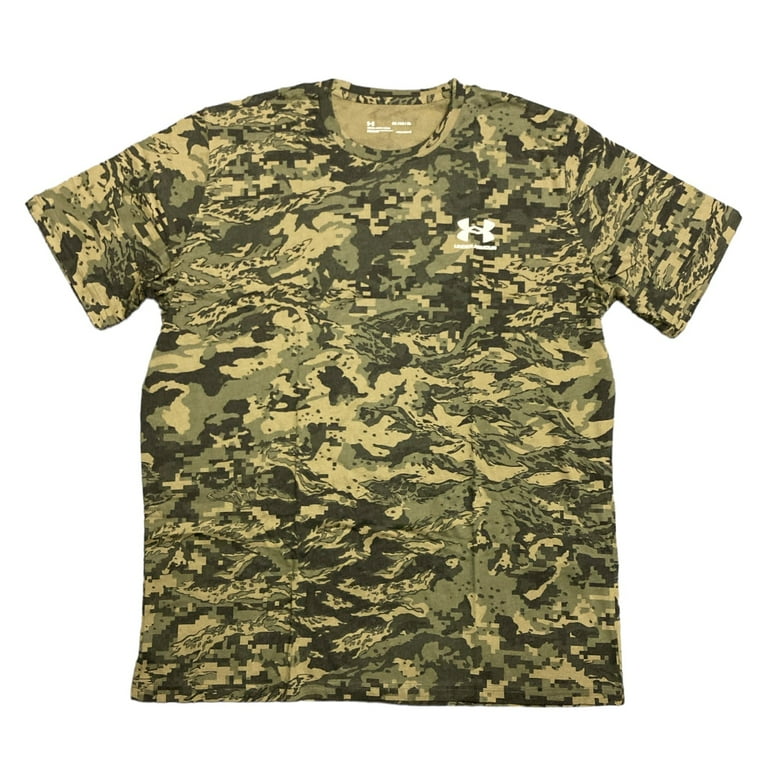 Under Armour 1357727-001-XL ABC Mens Size XL Camo/Black Athletic T
