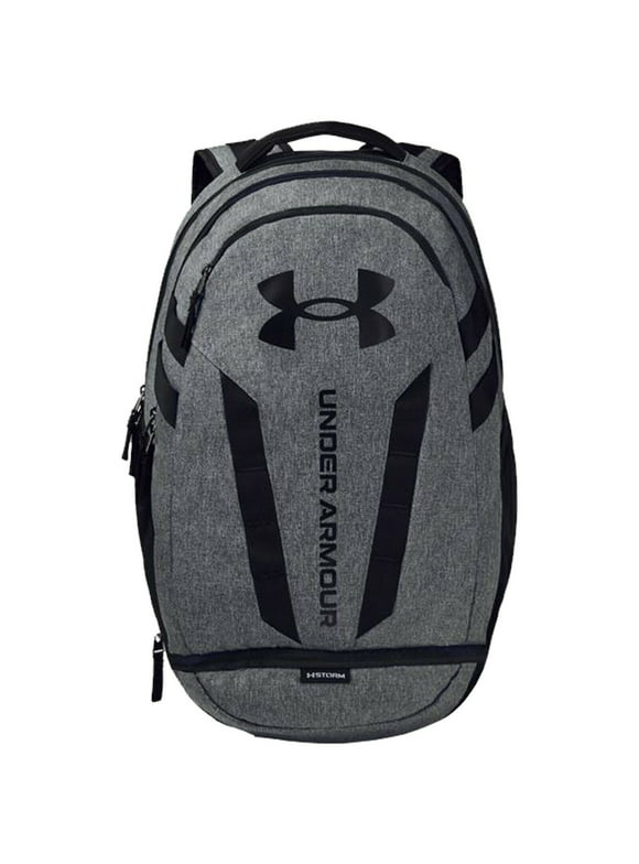 Under Armour 1361176 2020 Under Armour Hustle 5.0 Backpack Rucksack Bag School College Travel Gym Grey