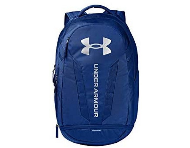 Under Armour 1361176 Adult Hustle 5.0 Backpack, Royal Blue (400) Silver - image 1 of 3