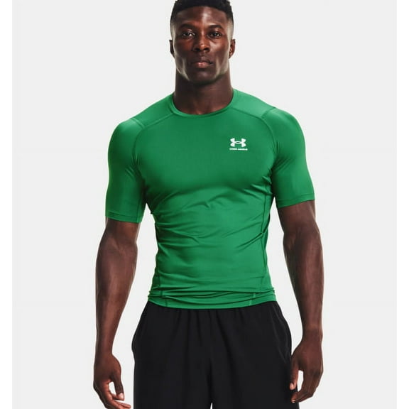 Under Armour 1361518-305-XXL HeatGear Armour Short Sleeve Kelly Green 2X Shirt