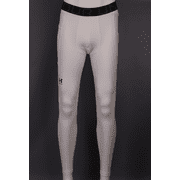 UNDER ARMOUR 1361586-100-LG HeatGear Armour Mens White Size LG Leggings