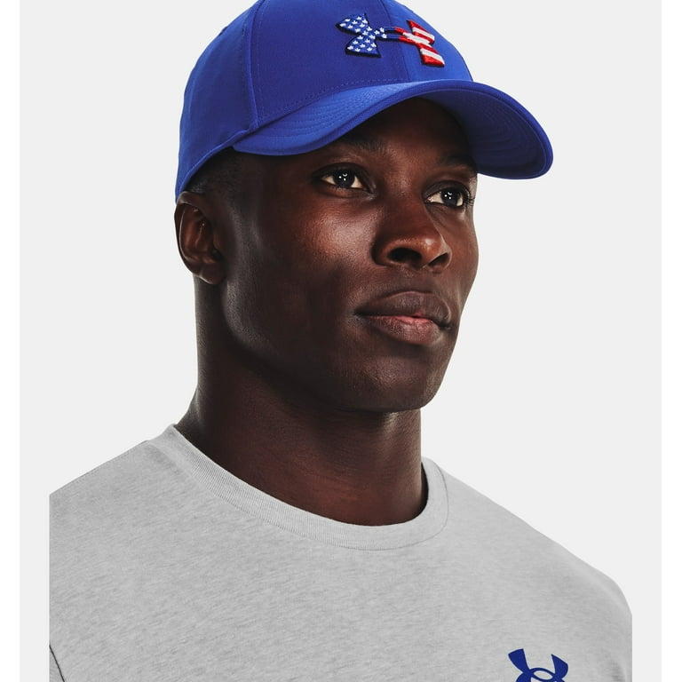 Under Armour 1362236400L-XL Freedom Blitzing Large-XL Royal Blue Baseball  Cap 