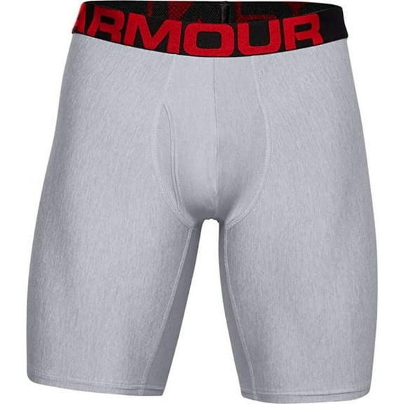 Under Armour 1363622011SM Tech Light Heather 9" Size SM Mens Boxerjock (2-Pack)
