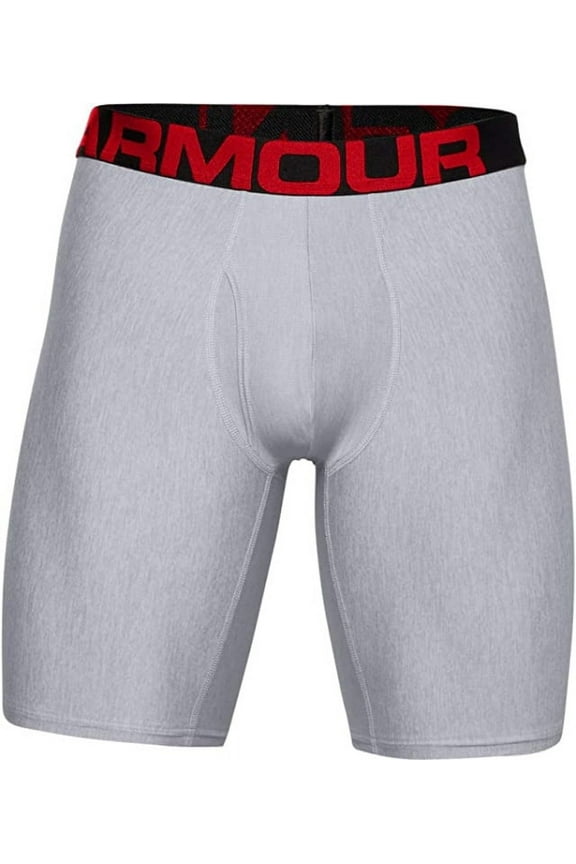 1363622011SM Tech Light Heather 9" Size SM Mens Boxerjock (2-Pack)