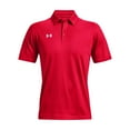 thumbnail image 1 of Under Armour 1370399 Men's Tech Polo - Red White, 1 of 1