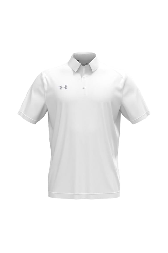 1370399 Men's Tech Polo - White Mod-Gray