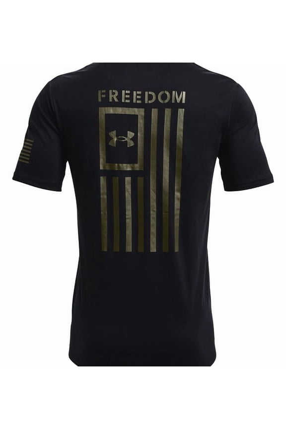 Freedom Flag T-Shirt - Men's, Black/Marine OD Green, Extra Large
