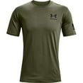 thumbnail image 1 of Under Armour 1370810391SM New Freedom Flag Marine OD Green Size SM Mens T-Shirt, 1 of 9