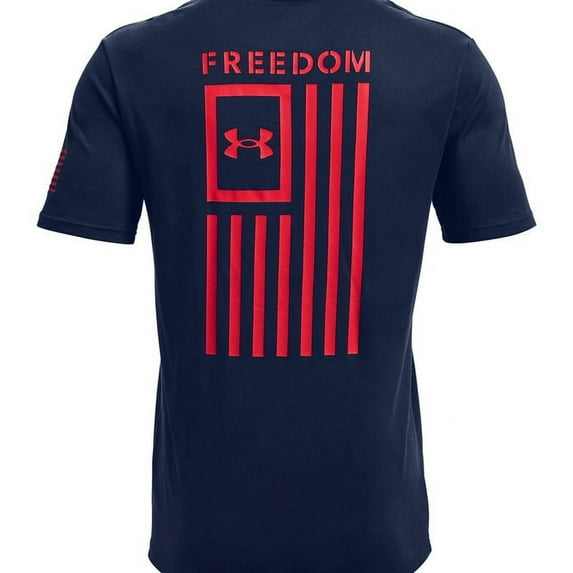 Under Armour 13708104093X New Freedom Flag Academy/Red Size 3XL Mens T-Shirt