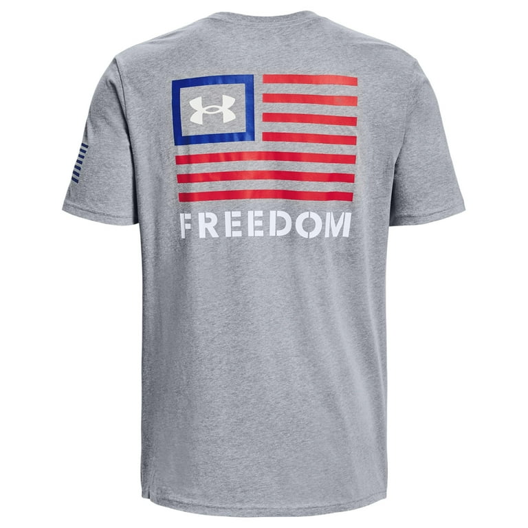 Under Armour 1370818-036-MD Freedom Banner Mens Size Medium Steel