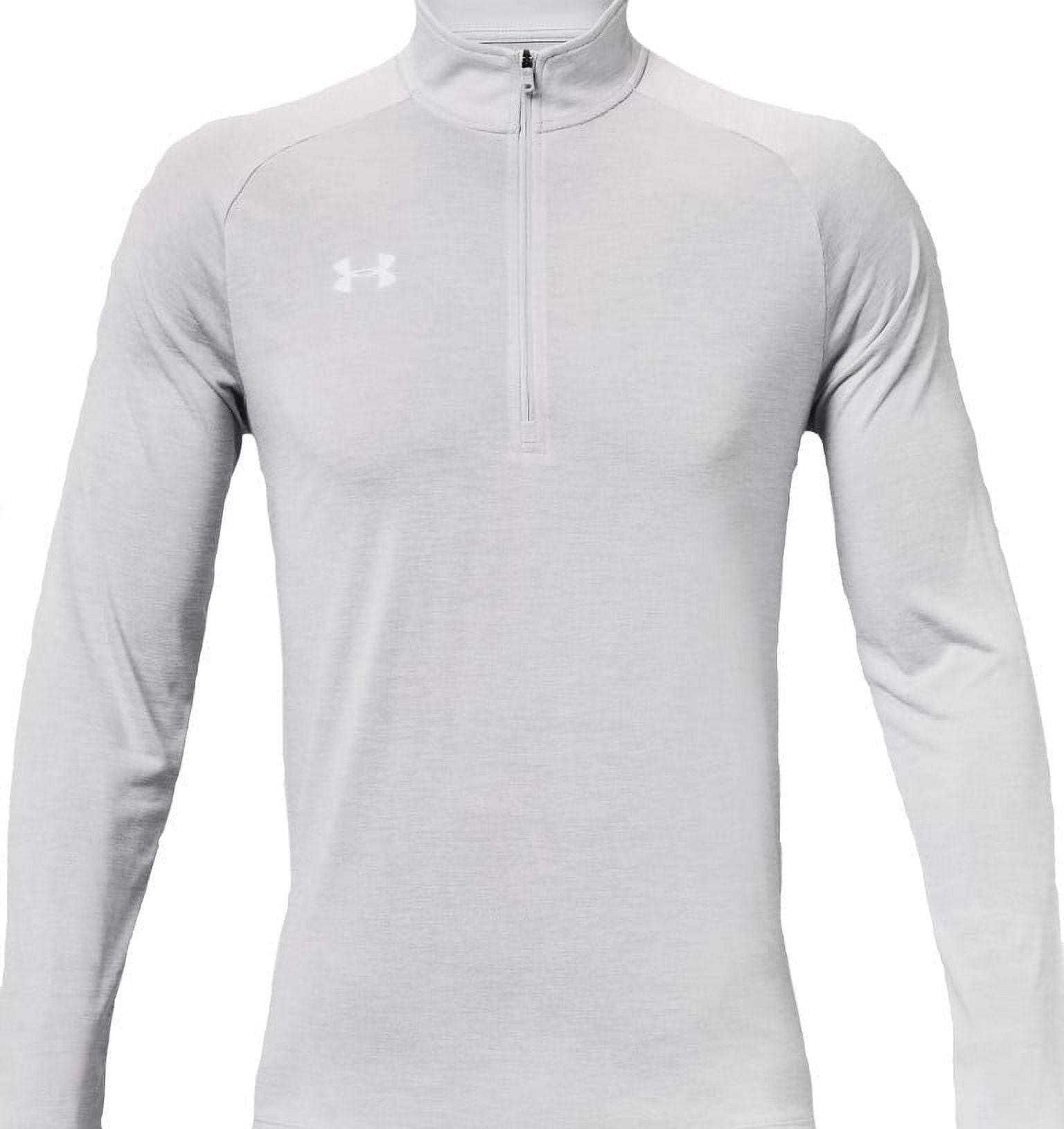 Under Armour 1376844 Men's Team Tech Quarter-Zip Mod-Gray