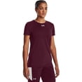 thumbnail image 1 of Under Armour 1376847 Ladies' Team Tech T-Shirt - MAROON, 1 of 2