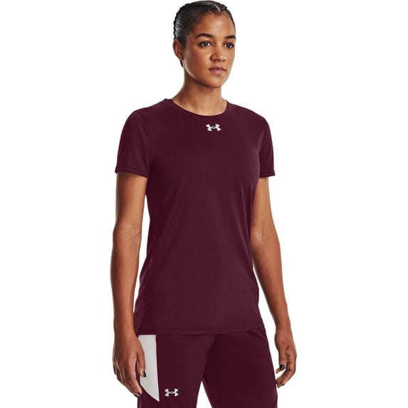 Under Armour 1376847 Ladies' Team Tech T-Shirt - MAROON