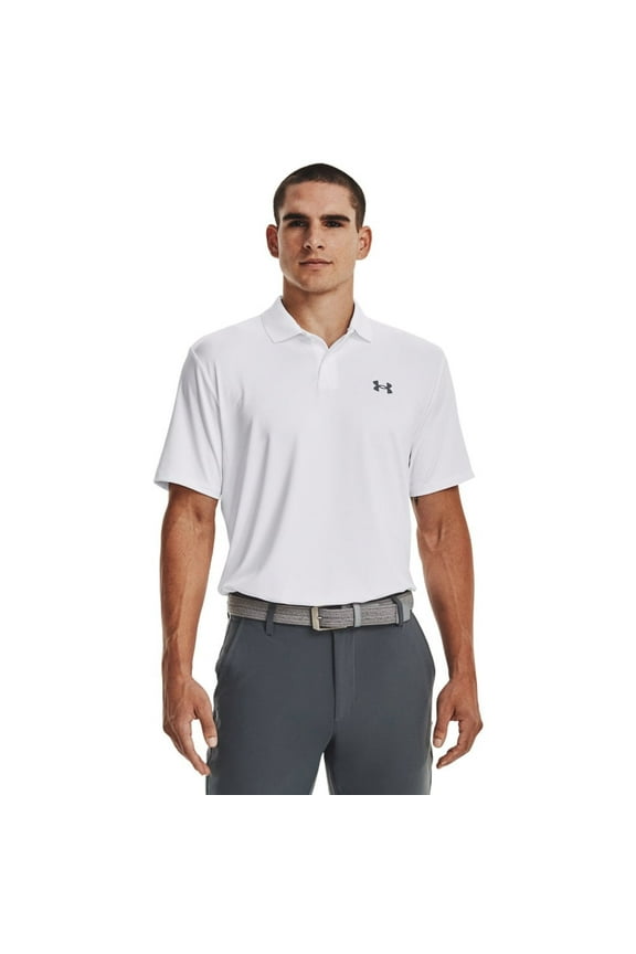 Men's Under Armour Performance 3.0 Golf Polo Color: White Size: XL
