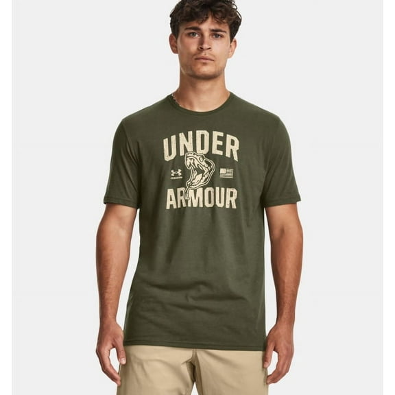 Under Armour 13822033903X Freedom Amp 1 OD Green Khaki 3XL T-Shirt