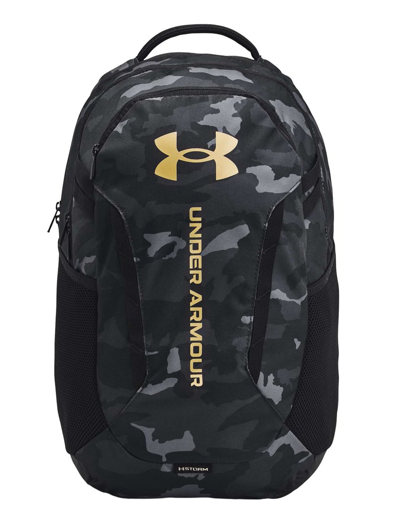 Under Armour, Backpack, 29L Hustle 6, Black/Metallic Gold