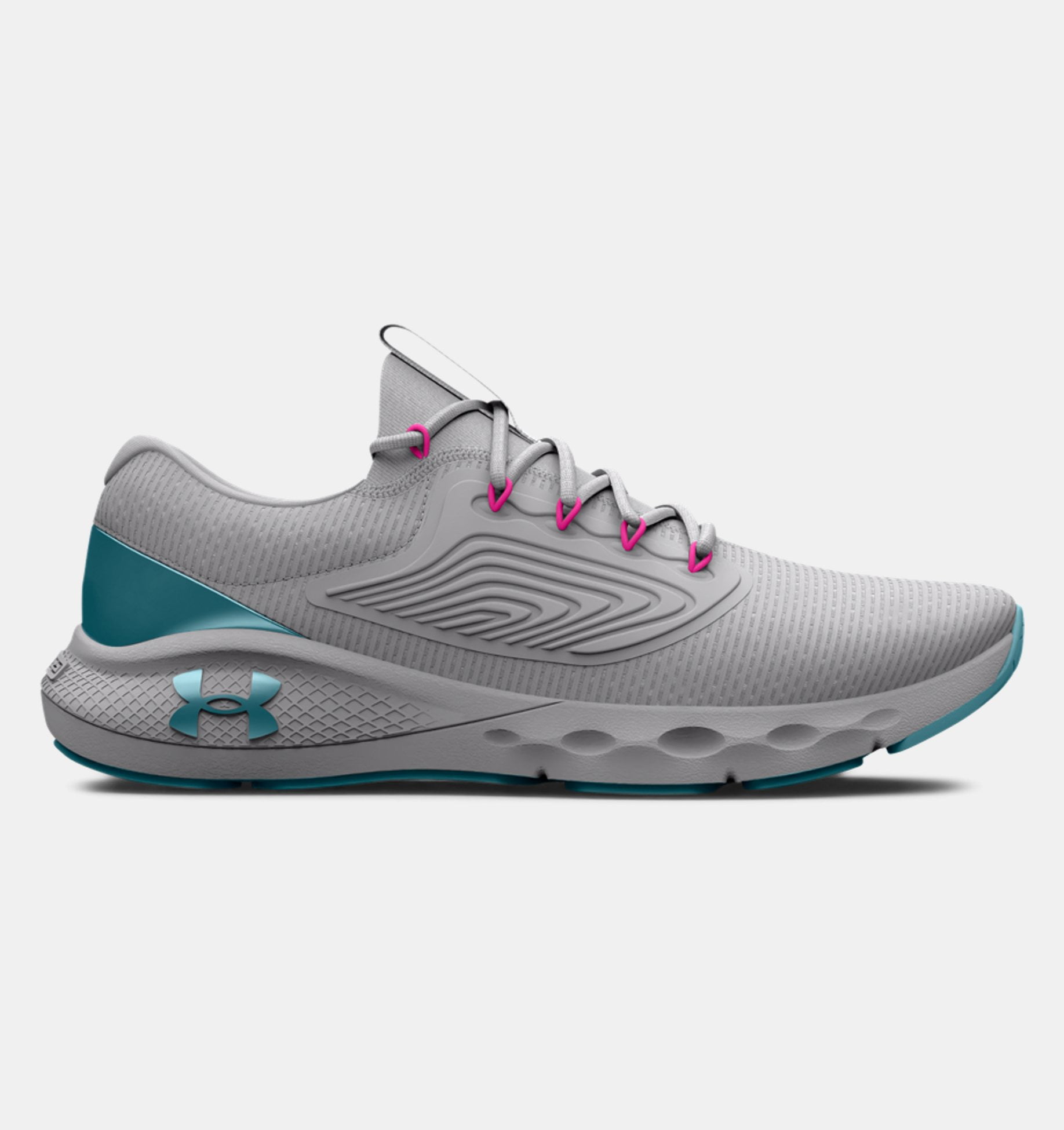 Under Armour 30248841037.5 Charged Vantage 2 Womens Size 7.5 Gray Running Shoes