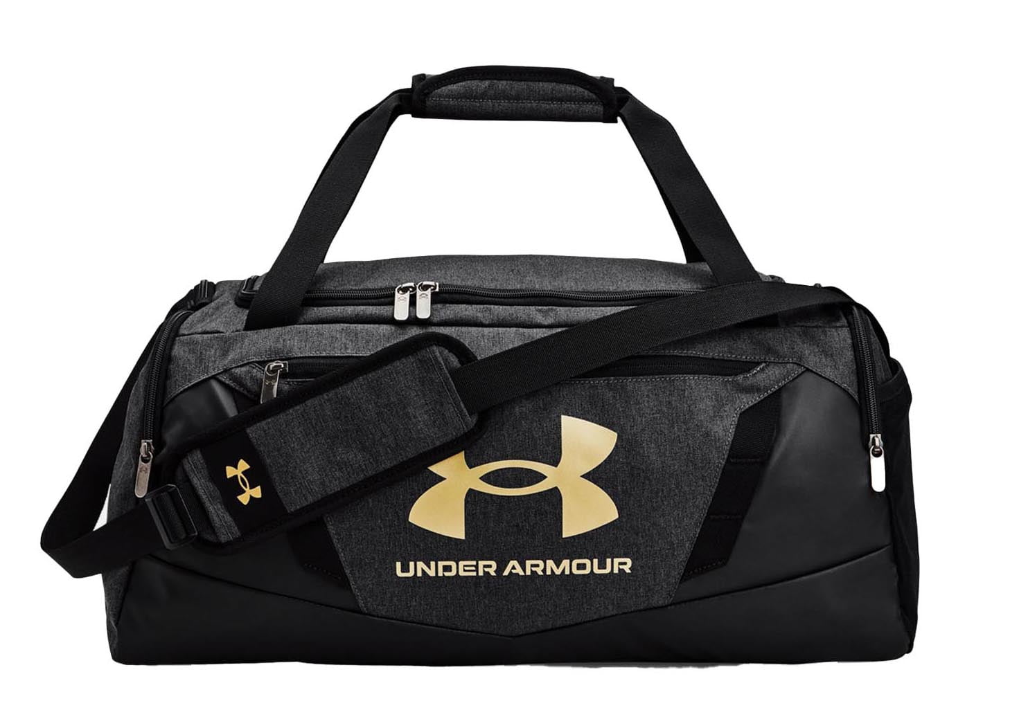 Under Armour Undeniable 5 Small Duffle Bag - Black/Grey/Gold Under Armour Undeniable 5 Small Duffle Bag - Black/Grey/Gold