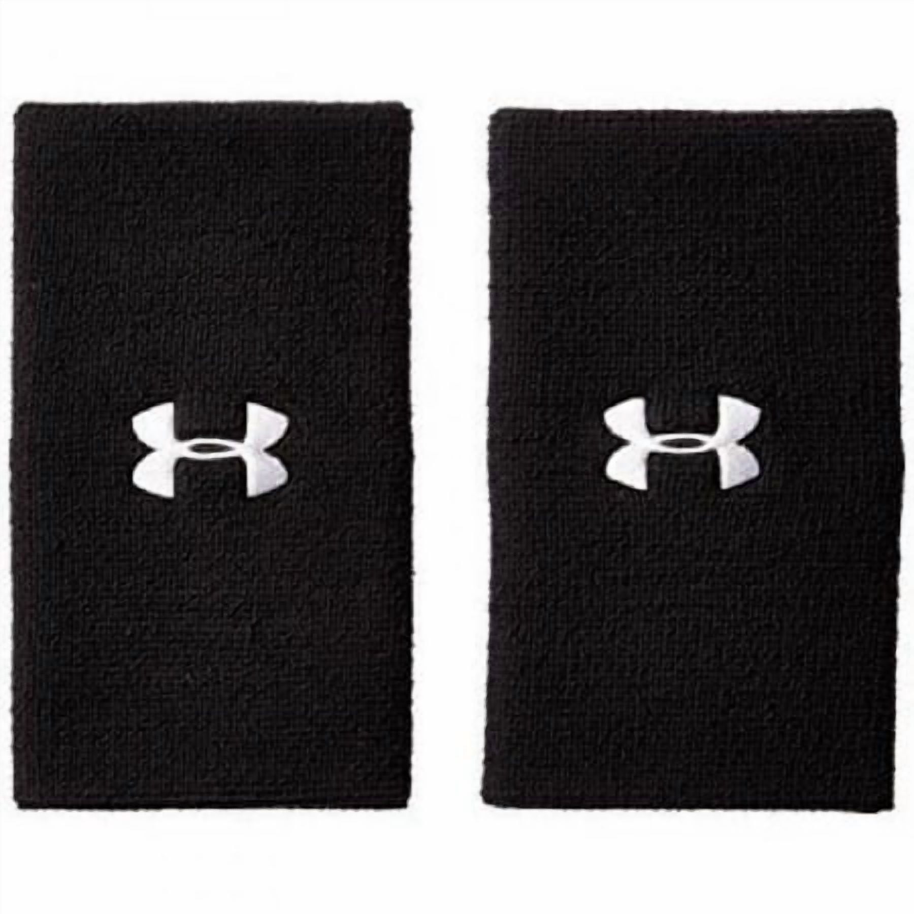 Under Armour 6 Performance Wristband, Black/White, One Size