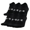 thumbnail image 1 of Under Armour 730-U6725P6-001 Training Men's Size 8-12 Black Socks (6 Pack), 1 of 5
